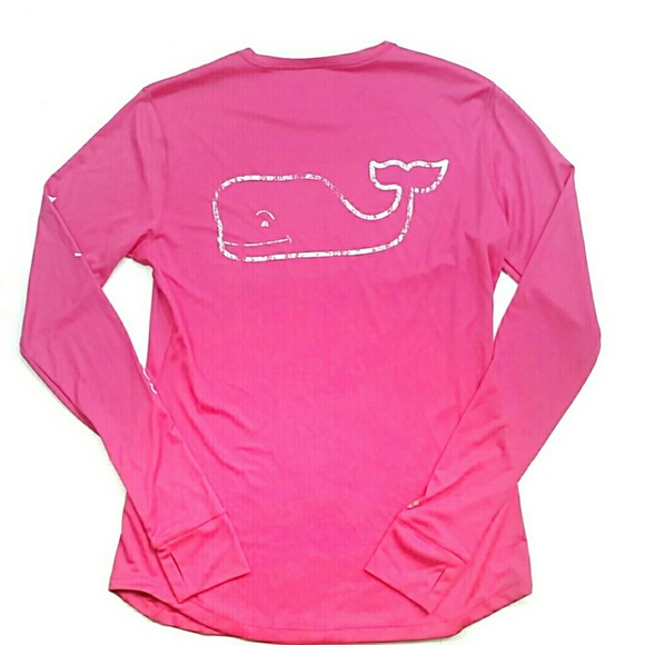 Vineyard Vines Shirt Hot Pink XS Performance - Picture 1 of 8